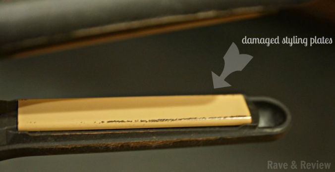 Damaged styling plates